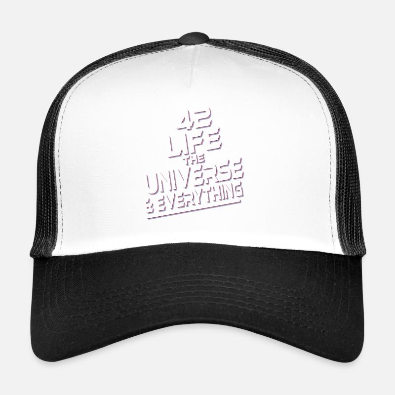 Life Universe Everything 42 answers Trucker Cap