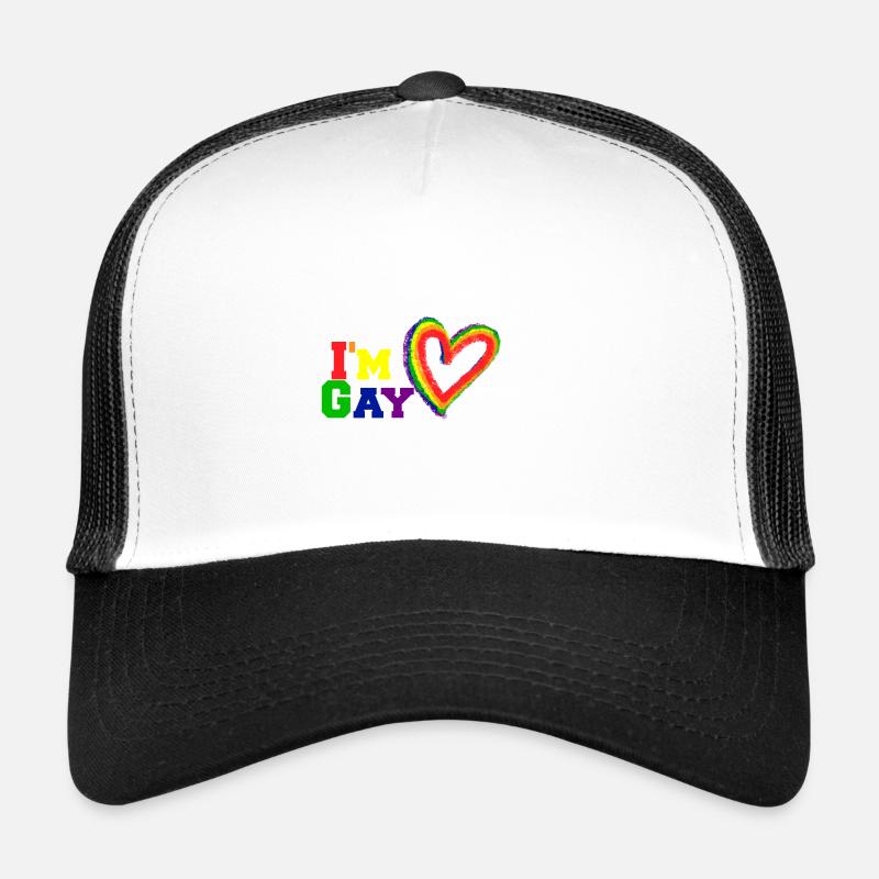 Je suis gay Casquette trucker 