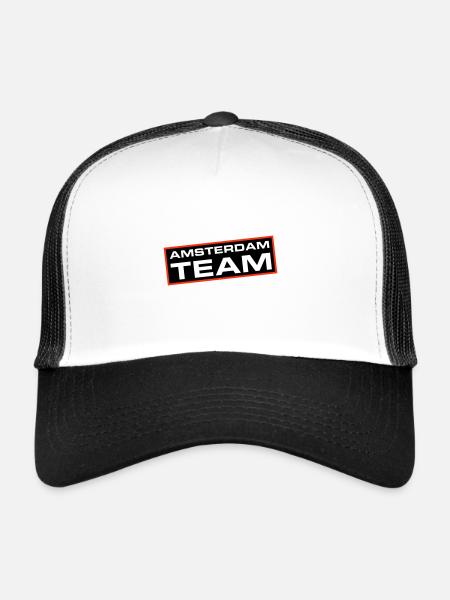 Amsterdam Team - Trucker Cap - white/black - Front