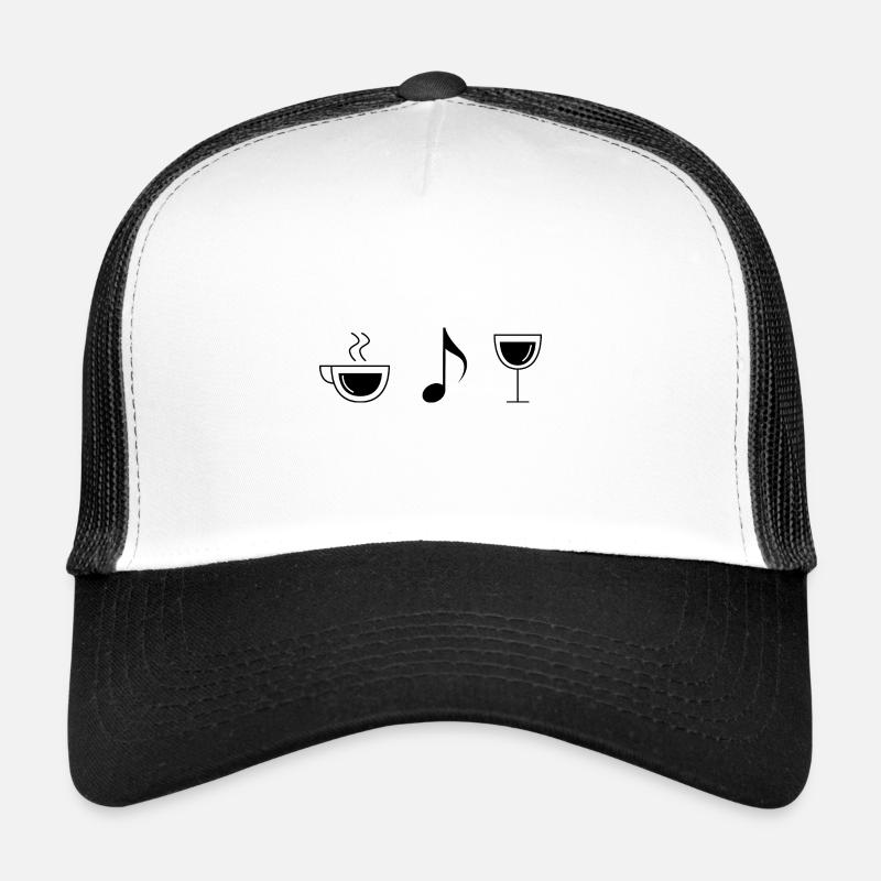 Kaffeewein und Musik - Trucker Cap