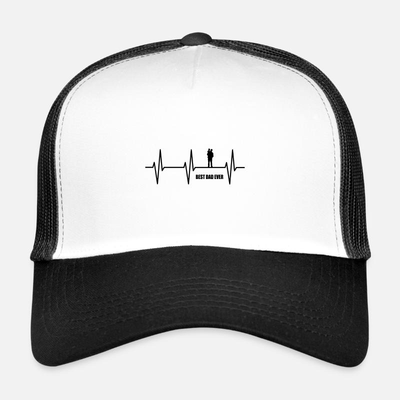 Papa - Trucker Cap - Weiß/Schwarz