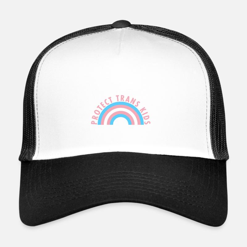 Protéger Trans Kids Rainbow Casquette trucker 