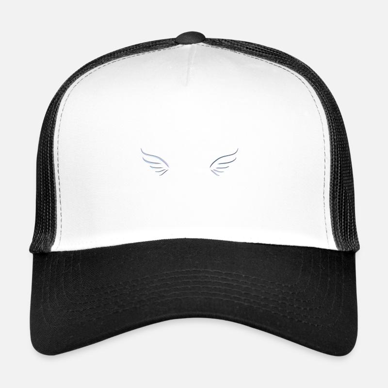 silver wing two fly symbol protect Trucker Cap