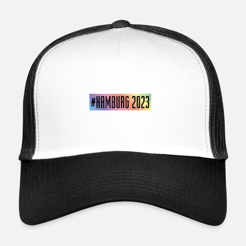 Hamburg 2023 - Trucker Cap - Weiß/Schwarz