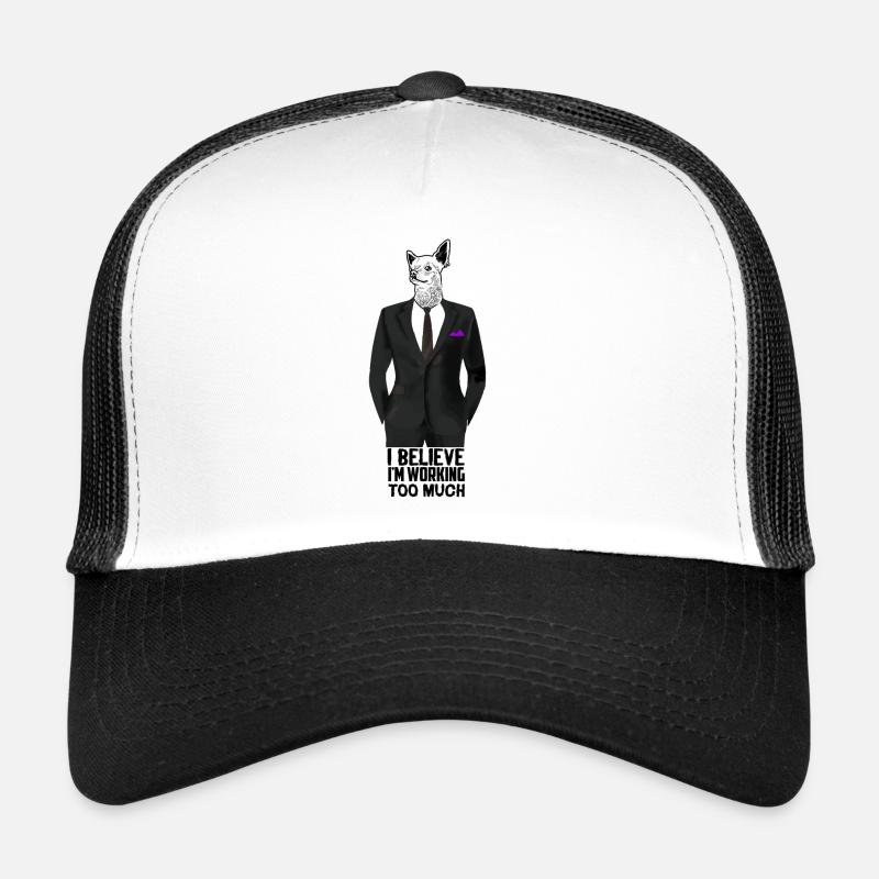 Travailler comme un chien Casquette trucker 