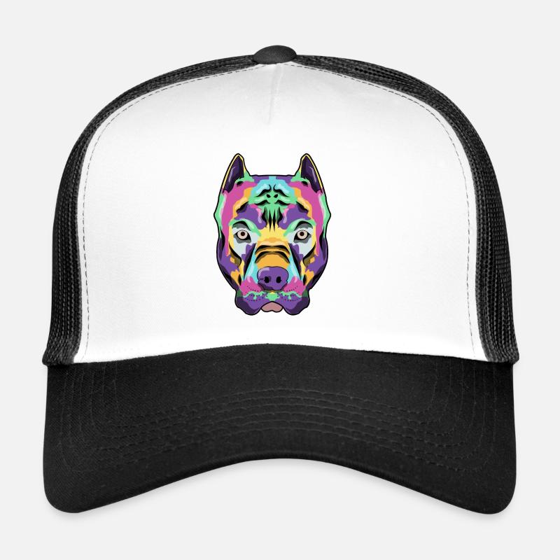 Bully Pit Bull Terrier Wasserfarbe Geschenk Trucker Cap