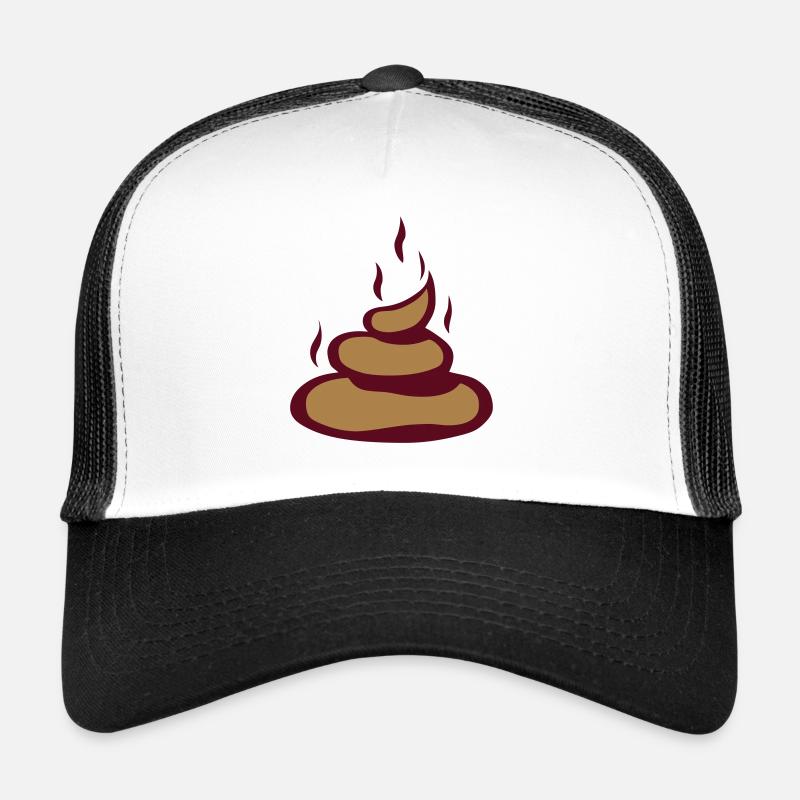caca merde crotte bouse 2 Casquette trucker 