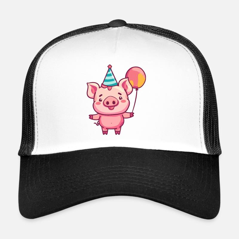 Cochon Anniversaire Bébé Casquette trucker 