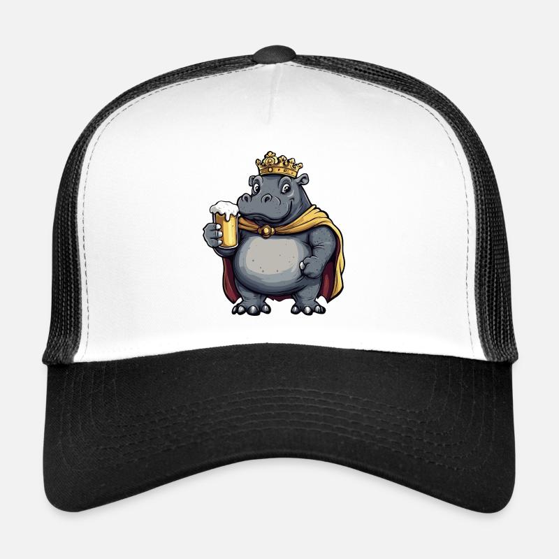 Nilpferd Bier Lustig Trucker Cap