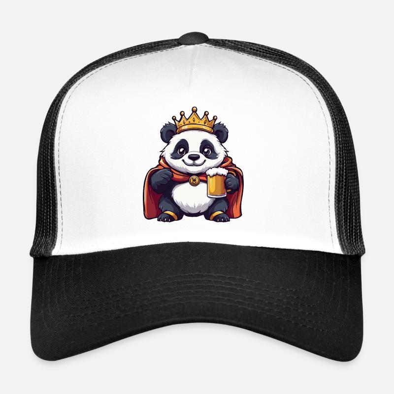 Panda Bière Drôle Casquette trucker 