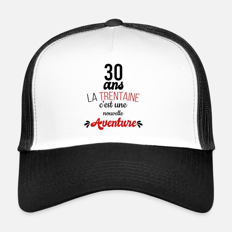 anniversaire 30 ans original Casquette trucker 