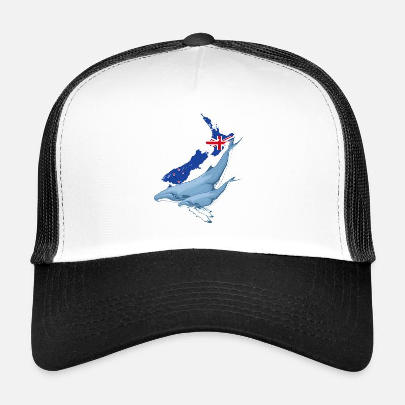 Baleine à bosse Nouvelle-Zélande Casquette trucker 
