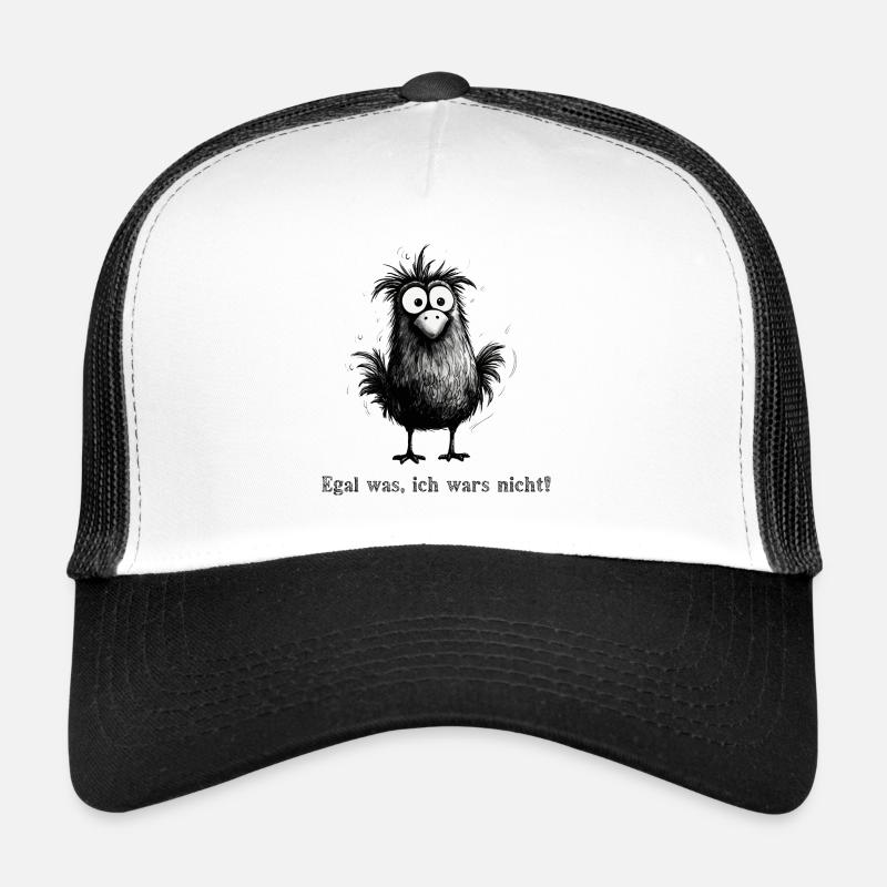 Drôle de conception d’oiseau avec: Peu importe ce que je n’étais pas Casquette trucker 
