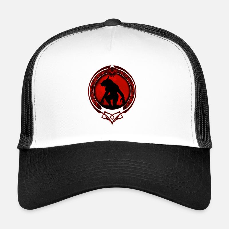 Fenris Werwolf - Trucker Cap - Weiß/Schwarz