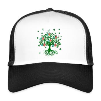 Tree of Life ,Tree of Life,Christmas, Christmas - Trucker Cap - white/black - Front
