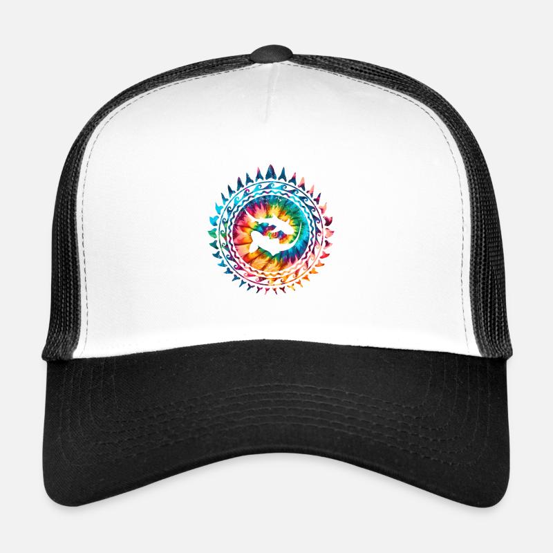 Requin zèbre et requin de récif à pointes blanches Casquette trucker 
