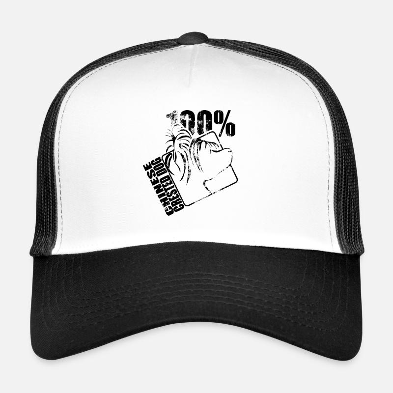 CHINOIS CRESTED DOG 100 chiens chien Wilsigns Casquette trucker 