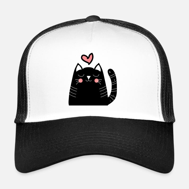 Chat chats chat amour chat comme un cadeau Casquette trucker 