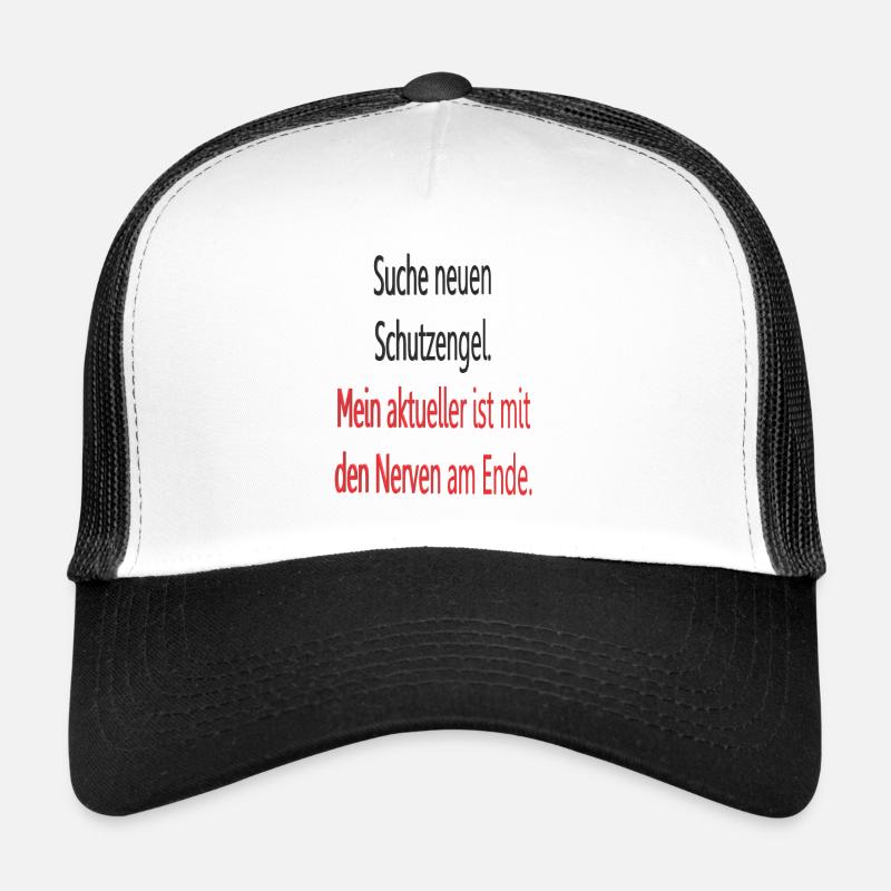 Spruch Schutzengel Trucker Cap