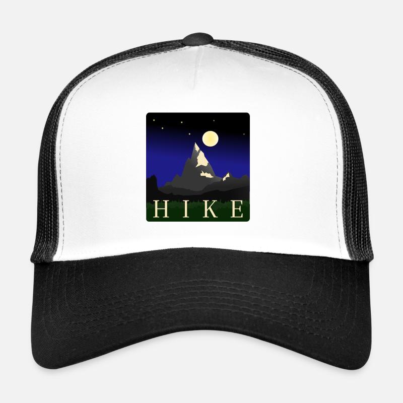 Hike Wandern - Trucker Cap - Weiß/Schwarz