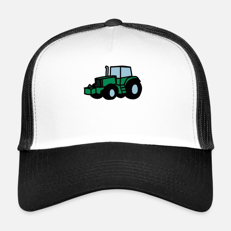 Traktor - Trucker Cap - Weiß/Schwarz