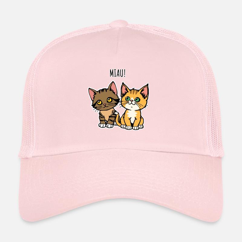 Check out these cute cat babies! Meow! Trucker Cap
