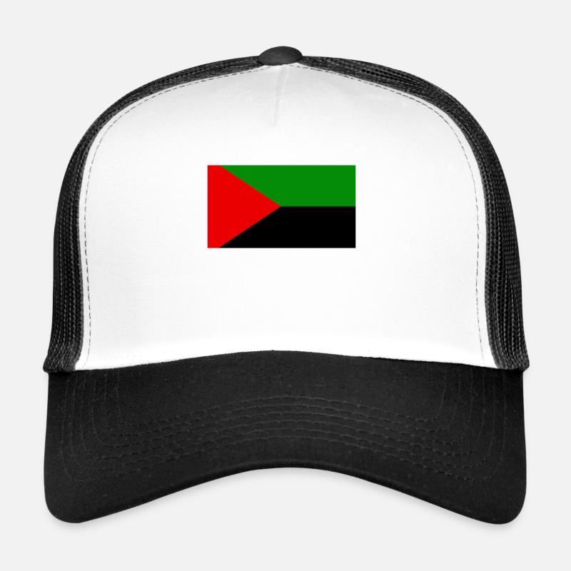 Flag Red Green Black Martinique Trucker Cap