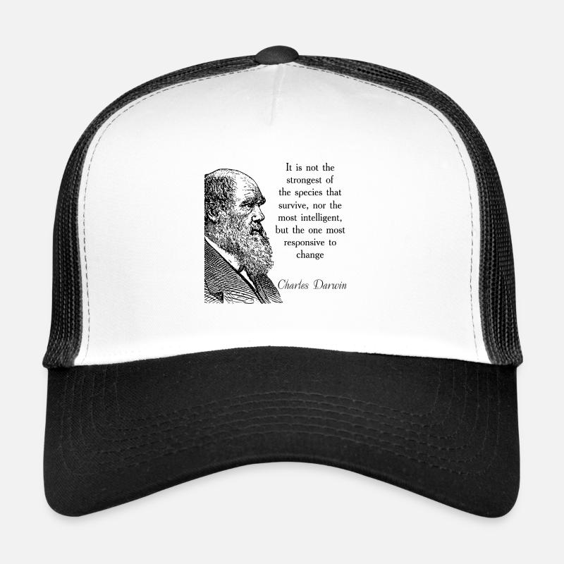 Zitieren Darwin Biologie Evolutionstheorie Trucker Cap