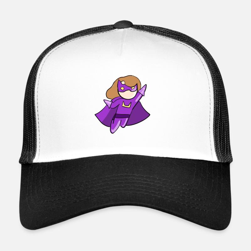 frau superheldin böse bösewichtin heldin Trucker Cap