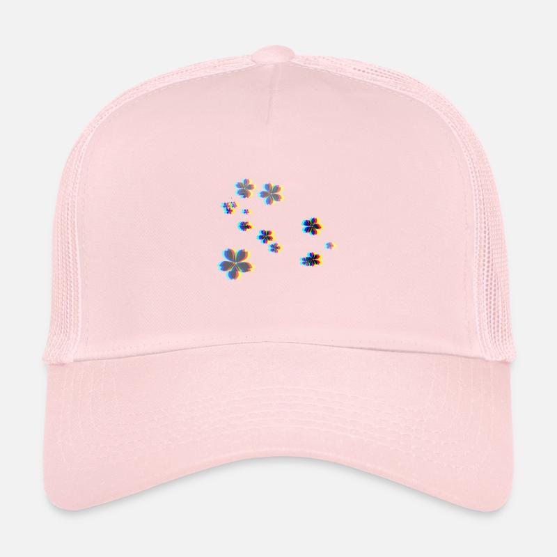fleurs effet 3D symbole de fleur Casquette trucker 