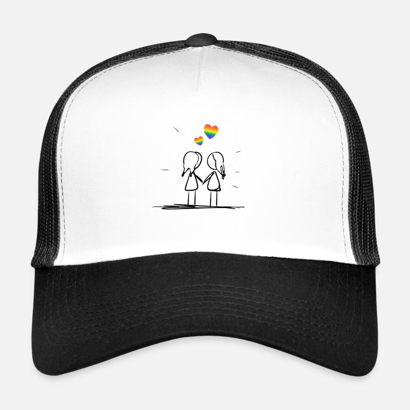 lesbian lovers Trucker Cap