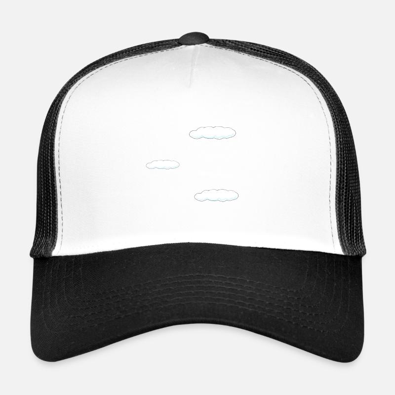 ciel arrière-plan trois nuages Casquette trucker 
