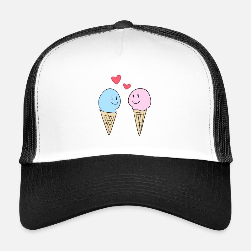 liebe eis essen valentinstag süß Trucker Cap