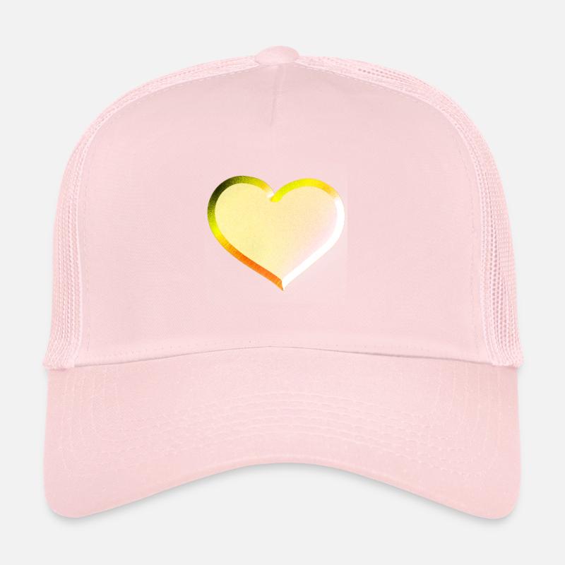 Herz gold glitzer symbol Trucker Cap