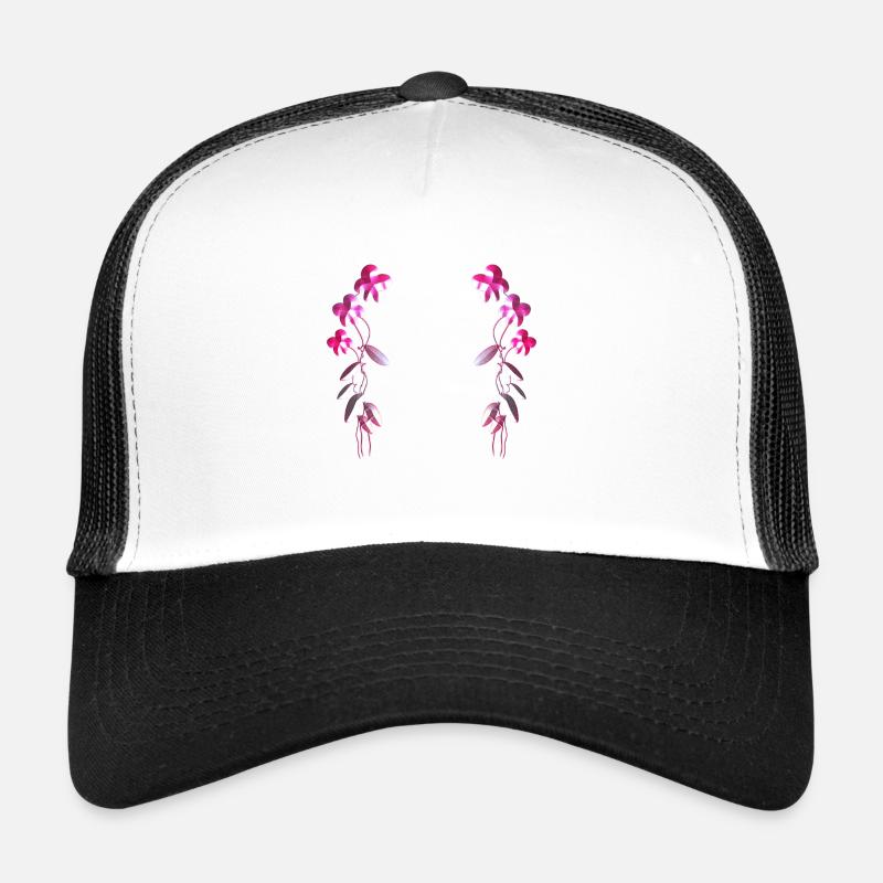 pinke blumen blüten muster Trucker Cap