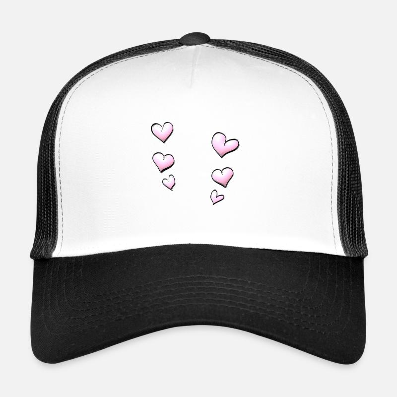 herzen muster rosa Trucker Cap