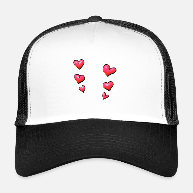Herzen symbol liebe pink herz muster Trucker Cap