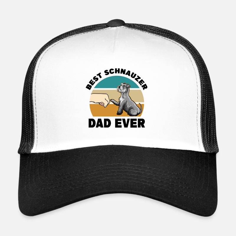 Schnauzer - Trucker Cap - Weiß/Schwarz