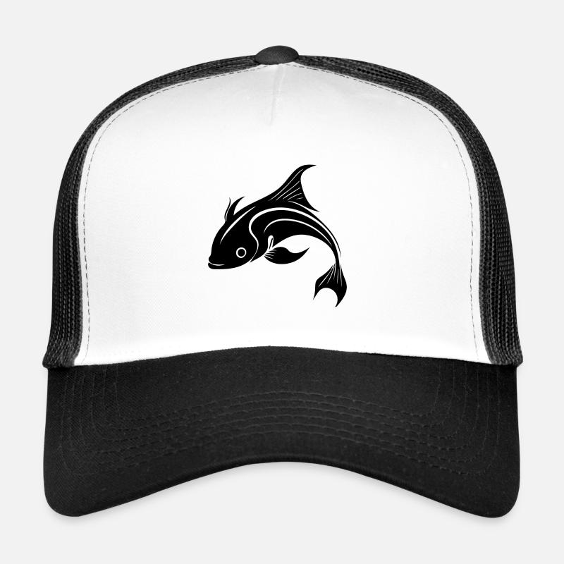 Koi Carp - Cute Elegant Carp Fish Trucker Cap