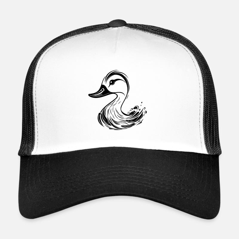 Süsse Tattoo Style Ente Trucker Cap
