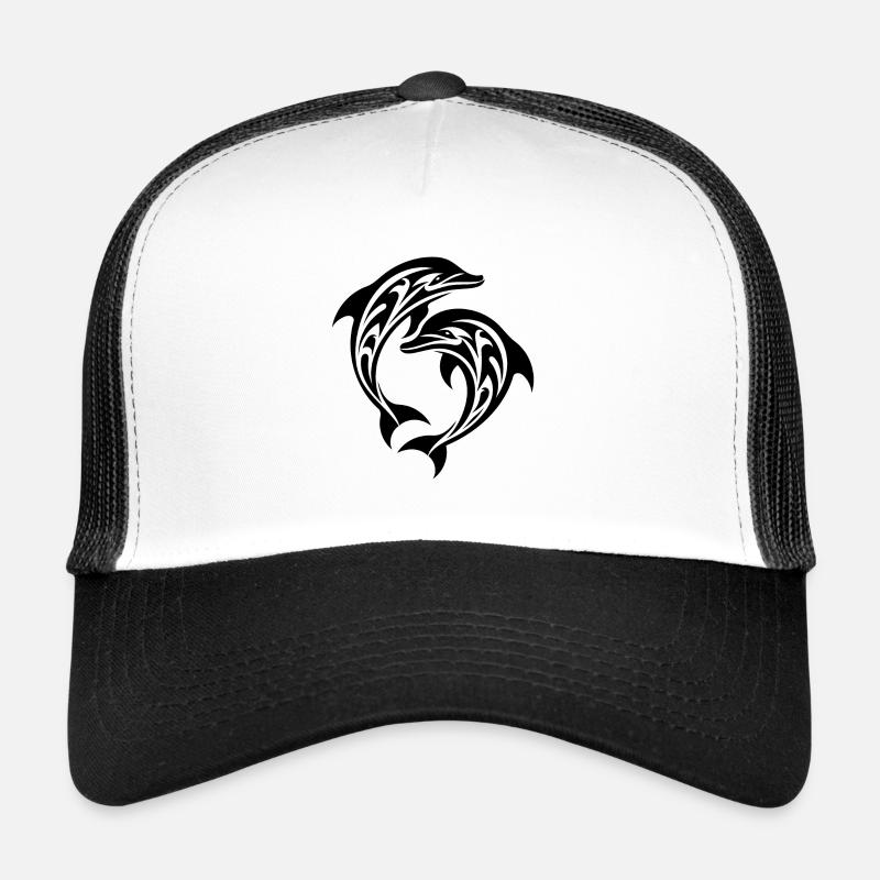 Tribal Tattoo Springende Delfine Trucker Cap