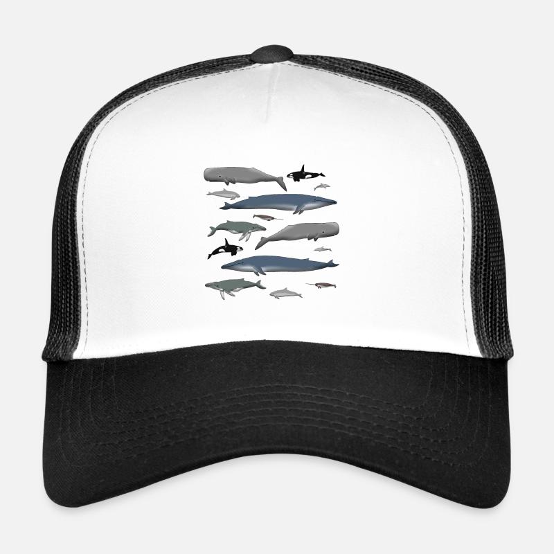 Wale - Trucker Cap - Weiß/Schwarz