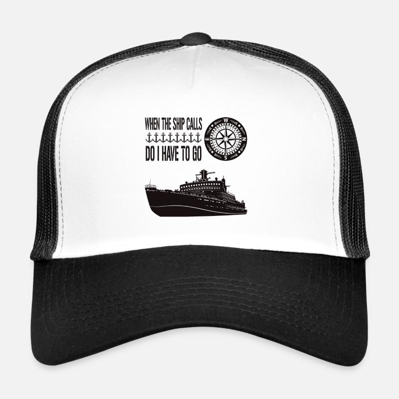 Wen das Schiff ruft Kreuzfahrt Urlaub Trucker Cap