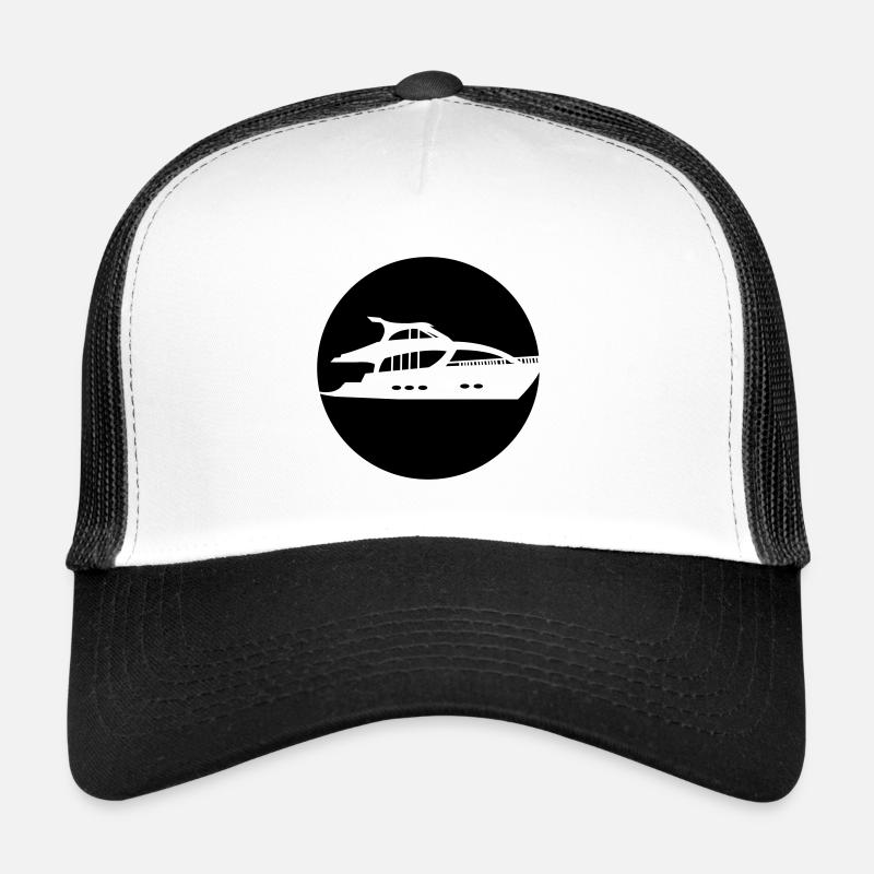 yacht - Trucker Cap - Weiß/Schwarz