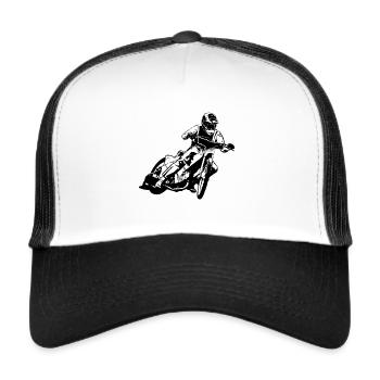 Speedway - Motorcycle Speedway - Trucker Cap - Weiß/Schwarz - Vorne