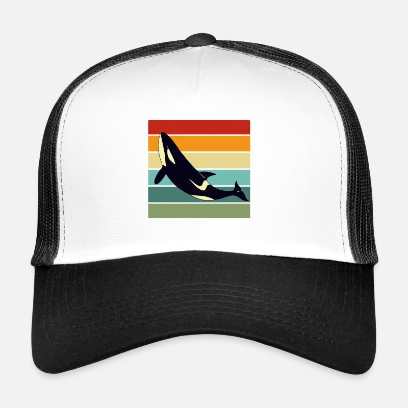 Orca - Trucker Cap - Weiß/Schwarz