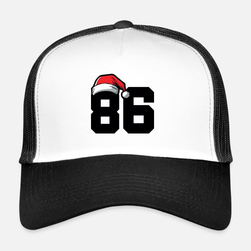 86 Numéro Noël Casquette trucker 