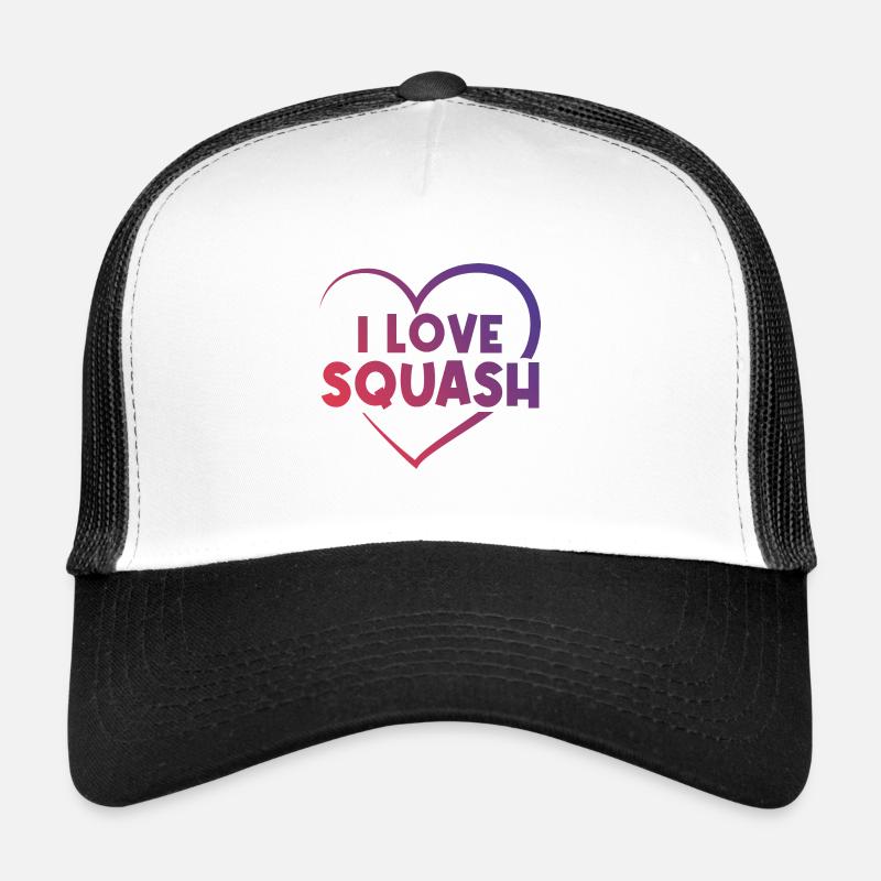 J’adore le cœur de courge Casquette trucker 