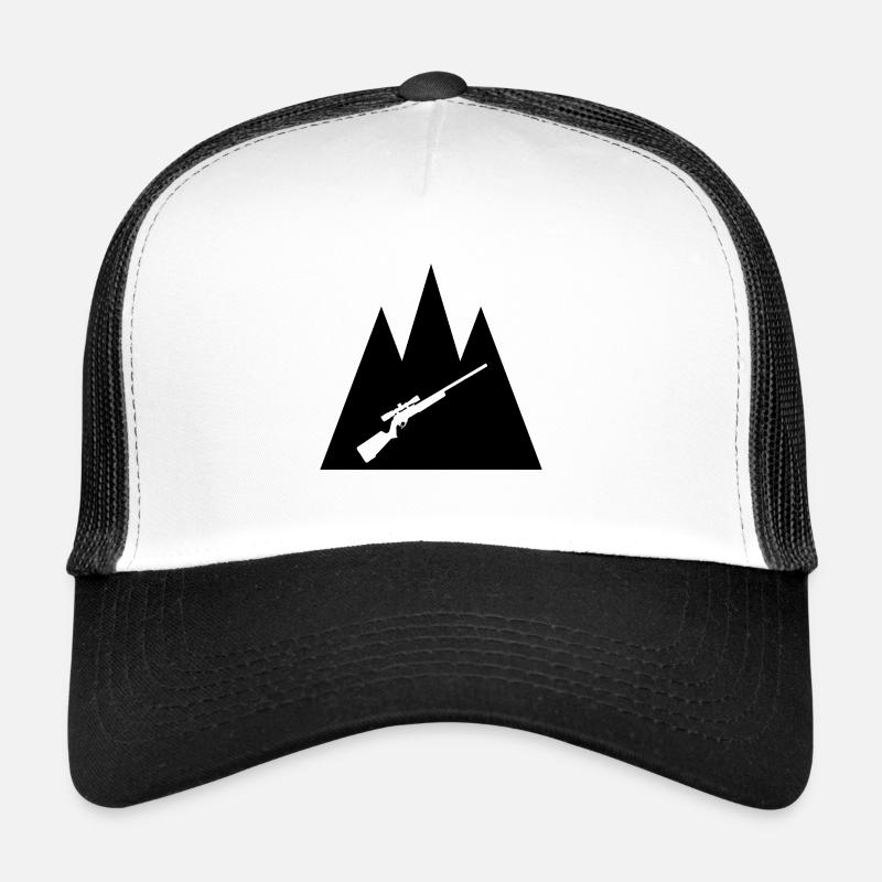 Triangle Montagne et Chasse - Casquette trucker 