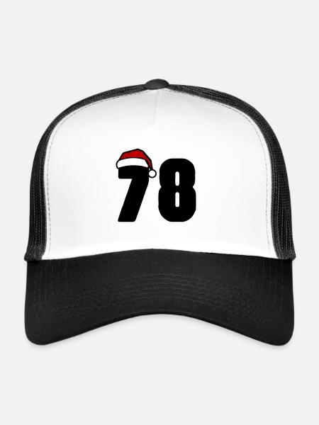 78 Number Christmas - Trucker Cap - white/black - Front